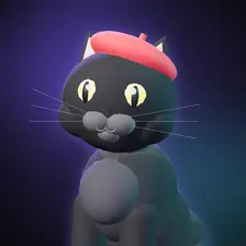 Knight, a cartoon cat