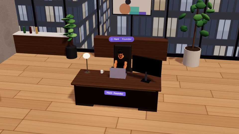 Hani's office on the top floor